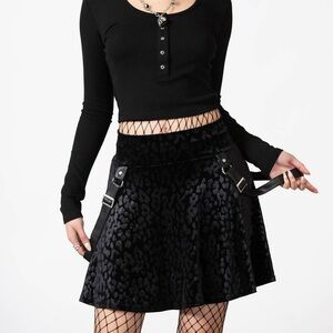 Killstar Kitty Pride skater skirt, BNWT, size M